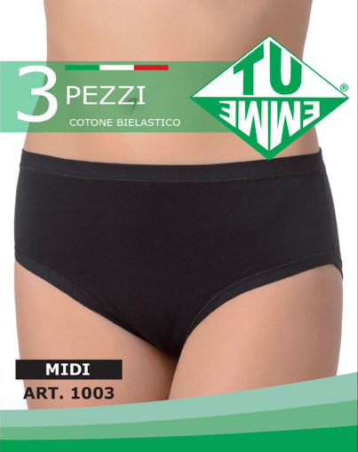 JADEA Slip Donna Midi Offerta 6-12 Pezzi, Slip Donna Fianco Alto in Cotone BIELASTICO, 521 (12 Pezzi Bianco, 3 JADEA Slip Donna Midi Offerta 6-12 Pezzi, Slip Donna Fianco Alto in Cotone BIELASTICO, 521 (12 Pezzi Bianco, 3