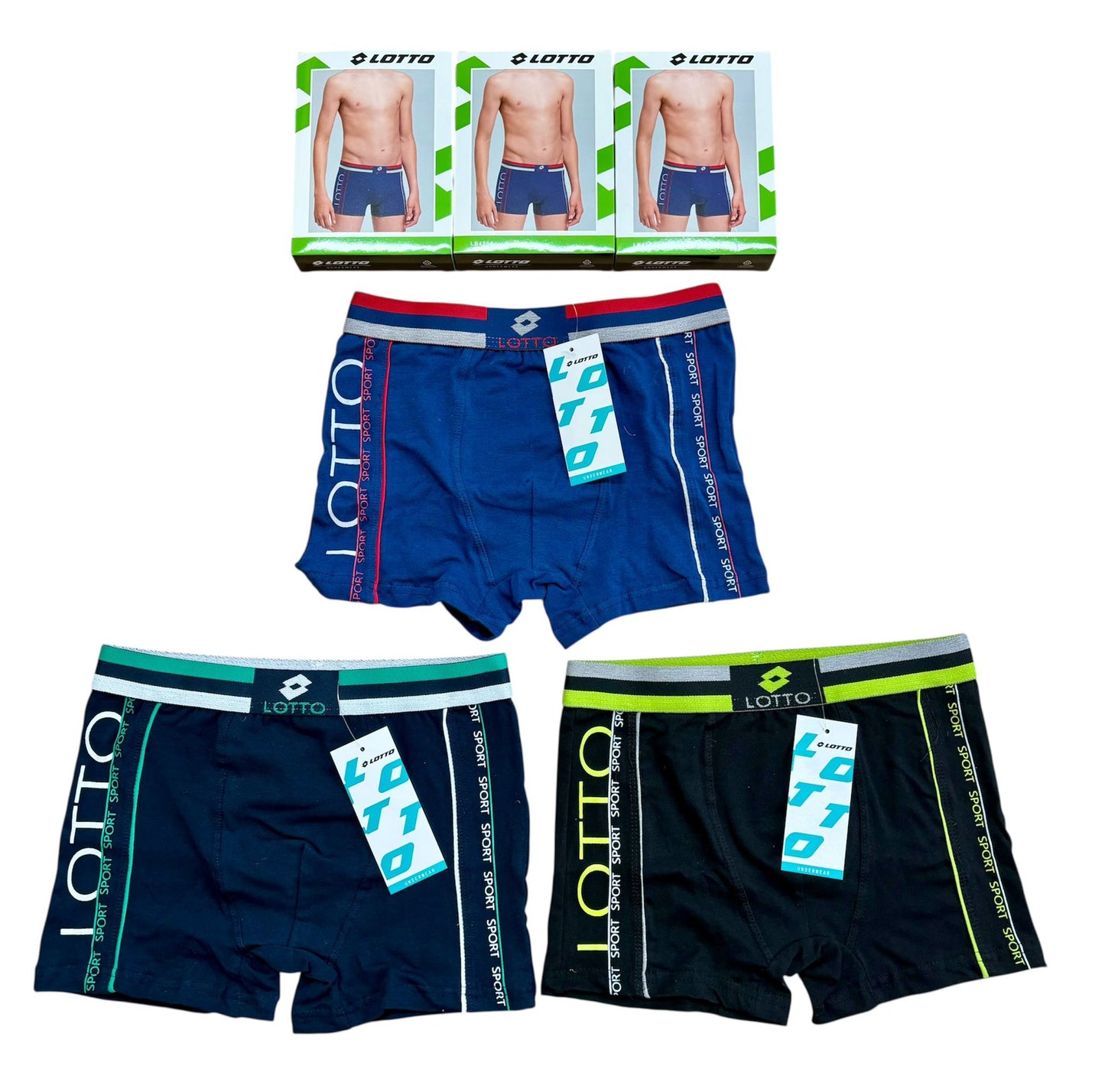 Boxer Bambino/Ragazzo 6 Pezzi LB4284 - Lotto