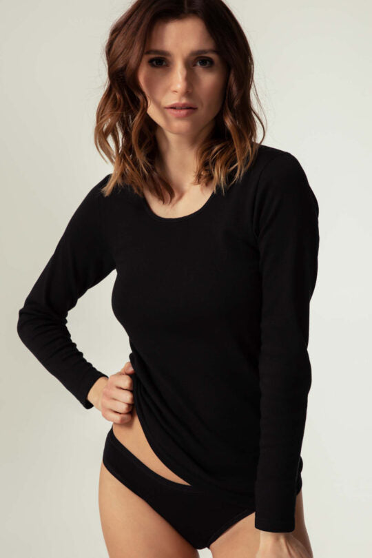 Maglia Manica Lunga Caldo Cotone 549 4 Pezzi - Oltremare
