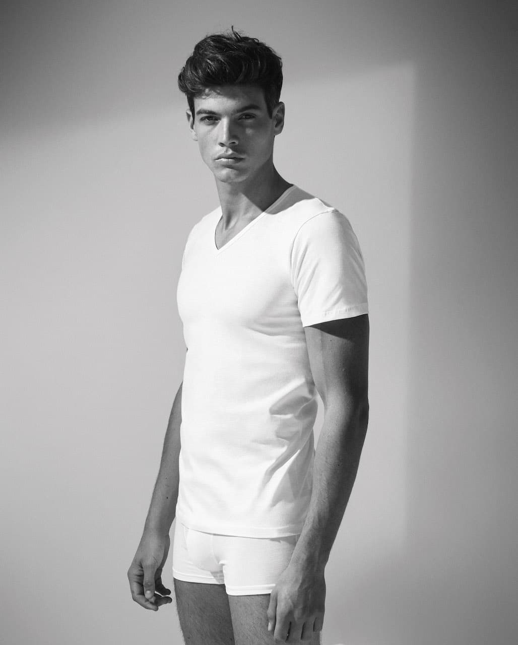 Maglia Intima Cotone scollo a V 3 Pezzi ET1101 - Enrico Coveri