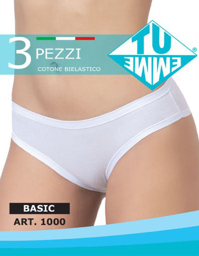 Slip vita alta donna 6 pezzi - Tuemme