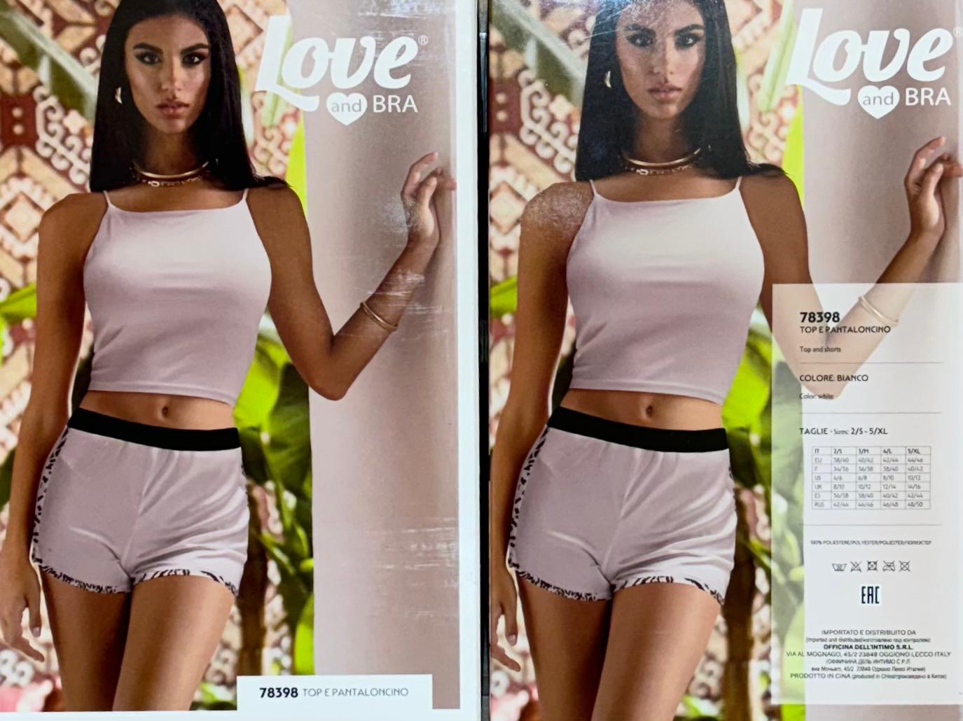 Top e Pantaloncino 78398 - Love and Bra