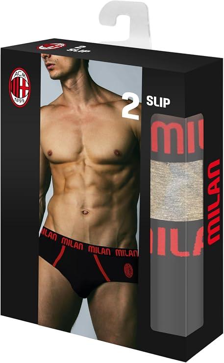 Slip Uomo Milan BPSL012 - 2 Pezzi