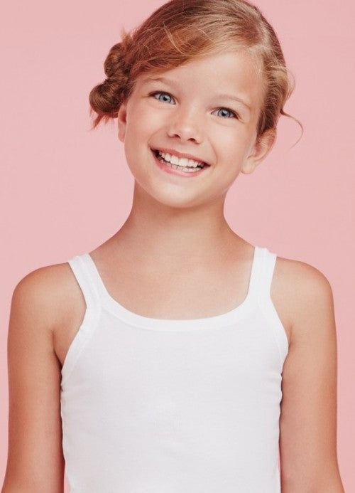 Canotta Spalla Stretta Bambina Bielastico 3 Pezzi AI8408 - Ellepì
